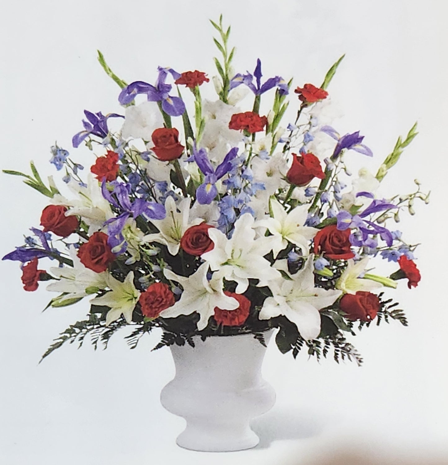 Sympathy Basket – Fresh Sympathy Flower Basket Arrangement
