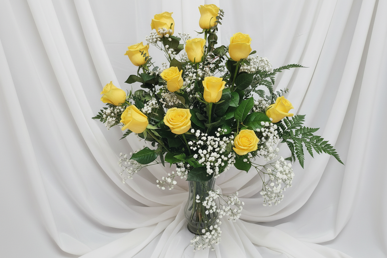 1 Dozen Premium Roses | Fresh Rose Arrangement Delivery