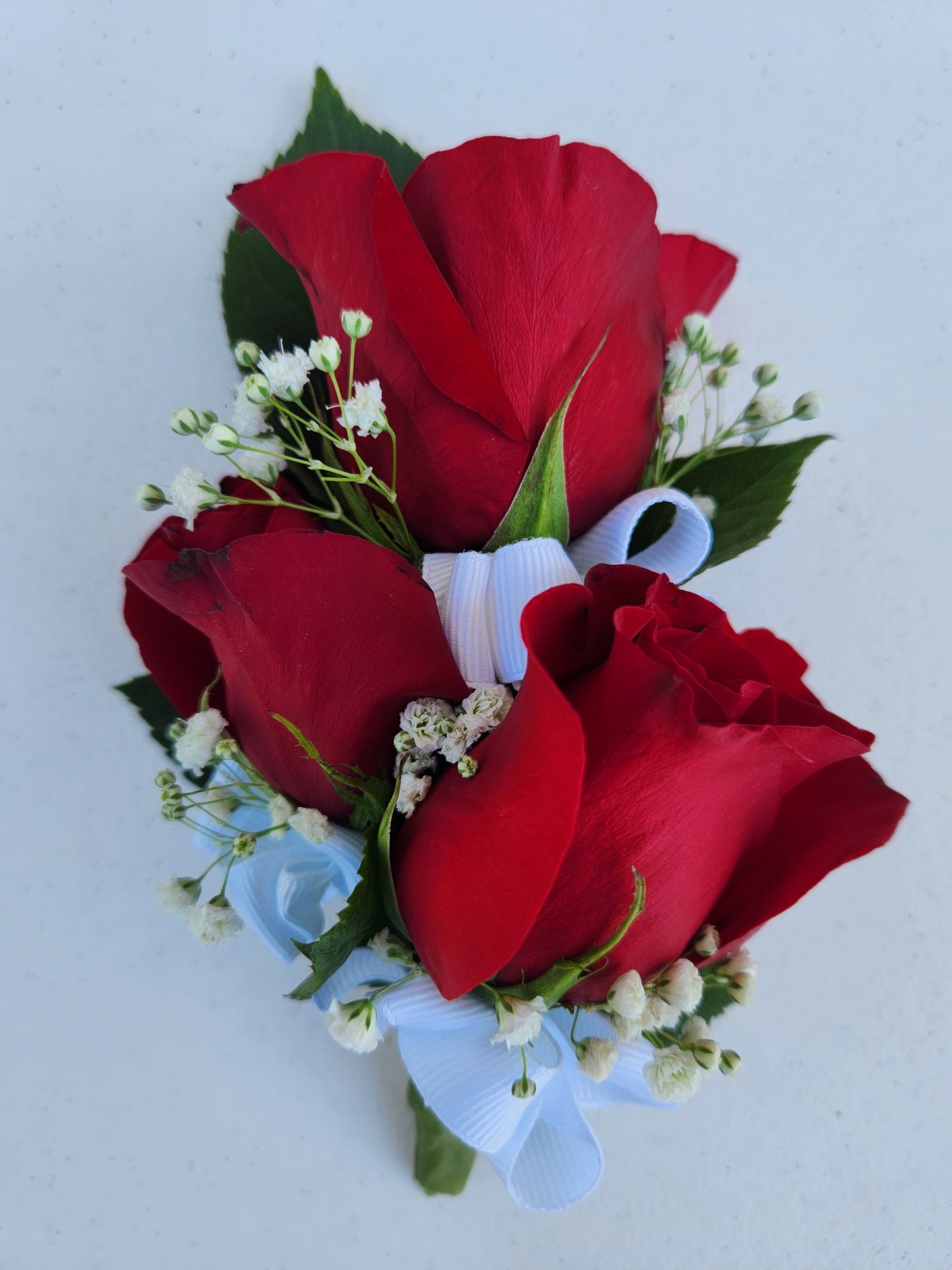 🌹 Fresh Flower Corsage & Boutonniere Set