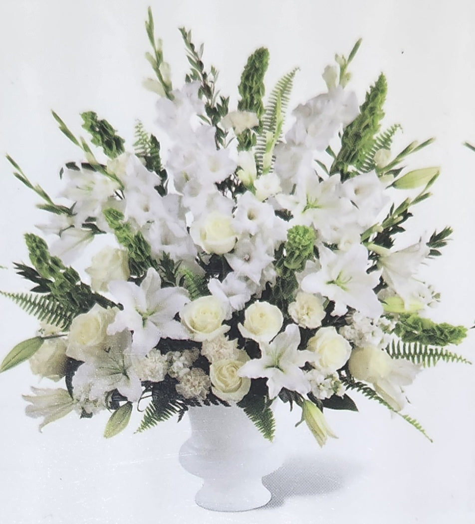 Sympathy Basket – Fresh Sympathy Flower Basket Arrangement