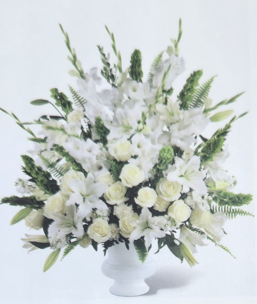 Sympathy Basket – Fresh Sympathy Flower Basket Arrangement