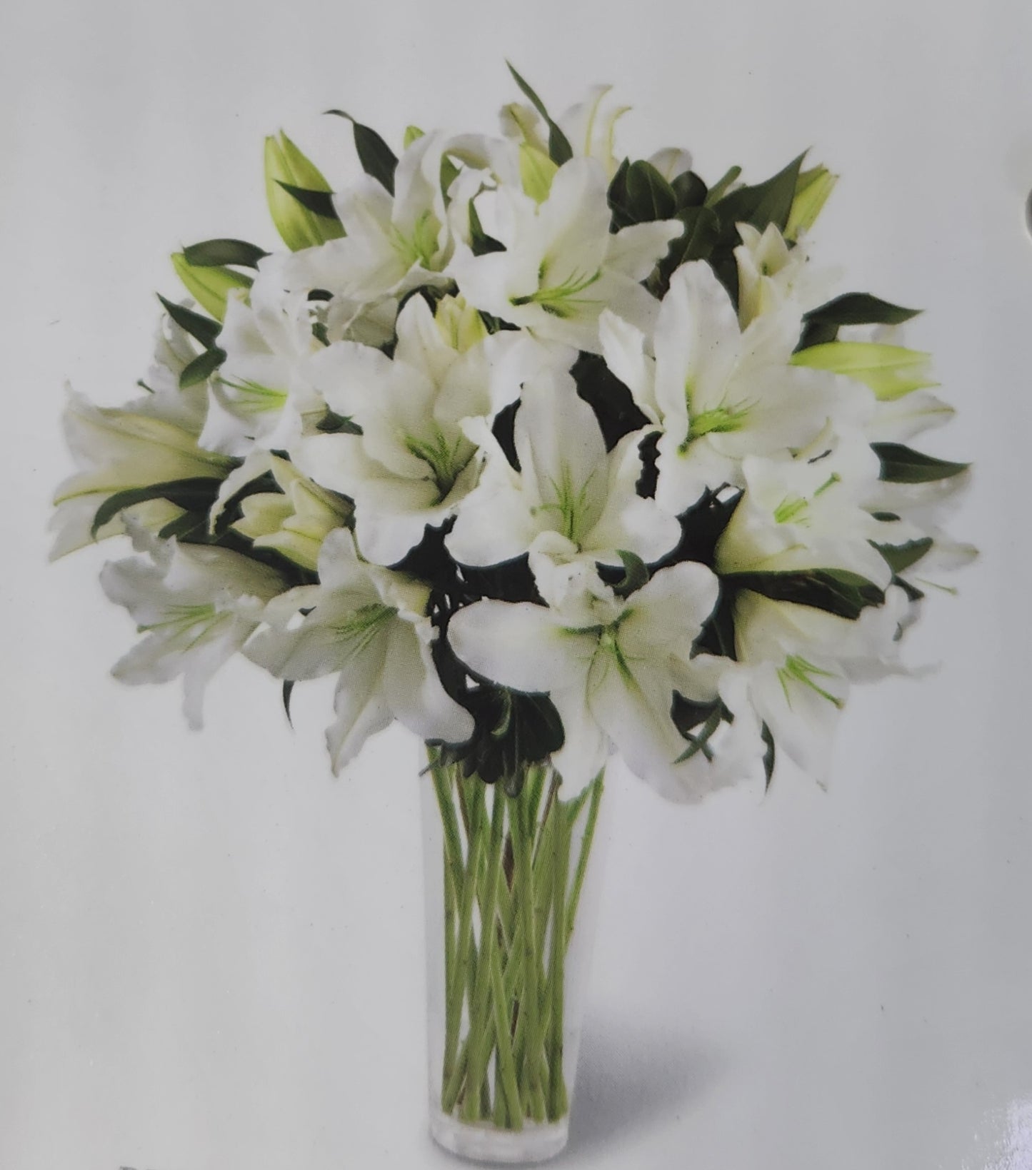 Sympathy Glass Vase Arrangement – Elegant Condolence Flower Bouquet