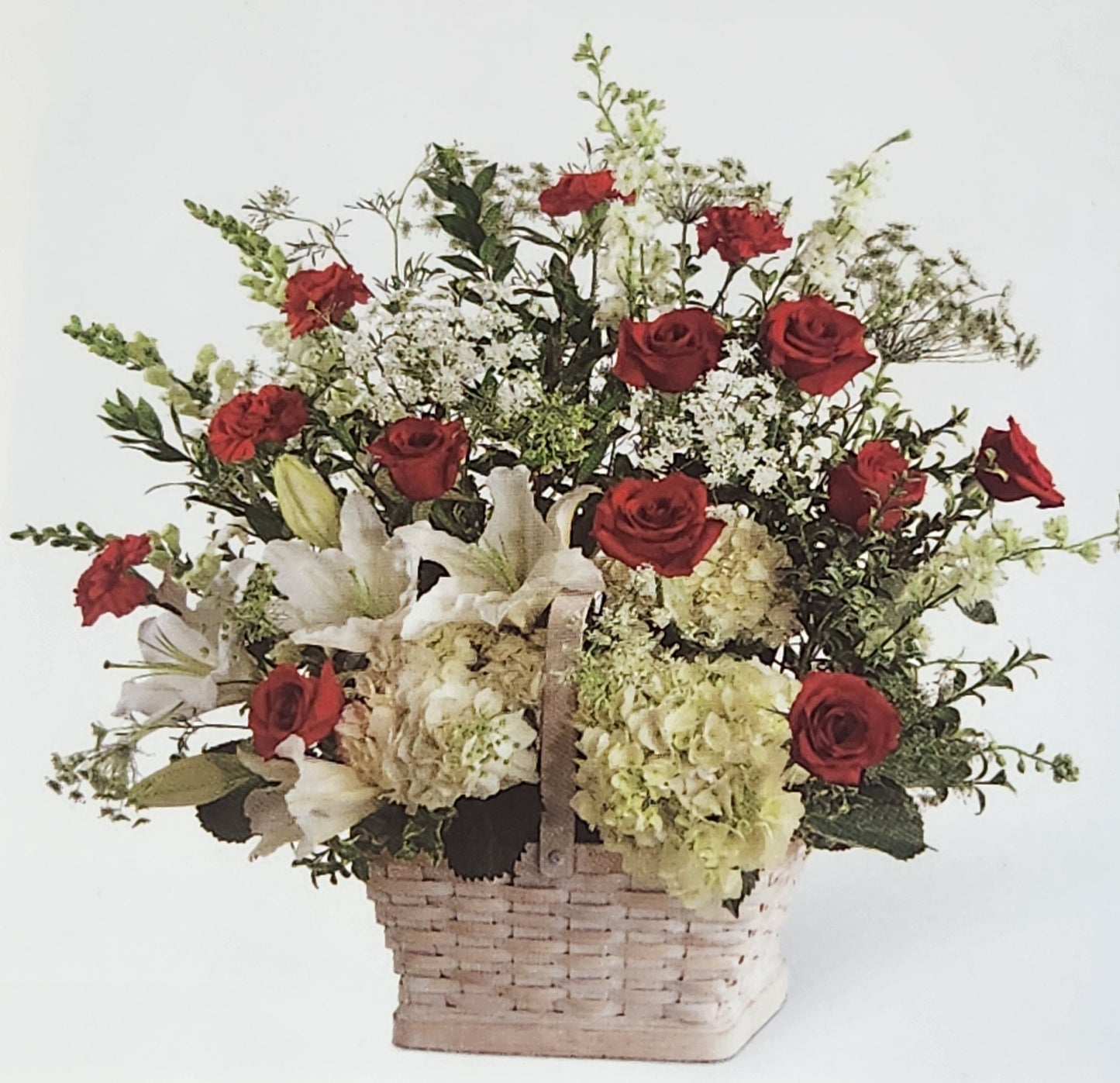 Sympathy Basket – Fresh Sympathy Flower Basket Arrangement