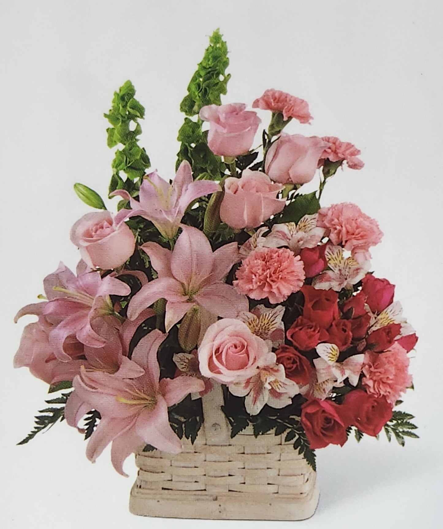 Sympathy Basket – Fresh Sympathy Flower Basket Arrangement
