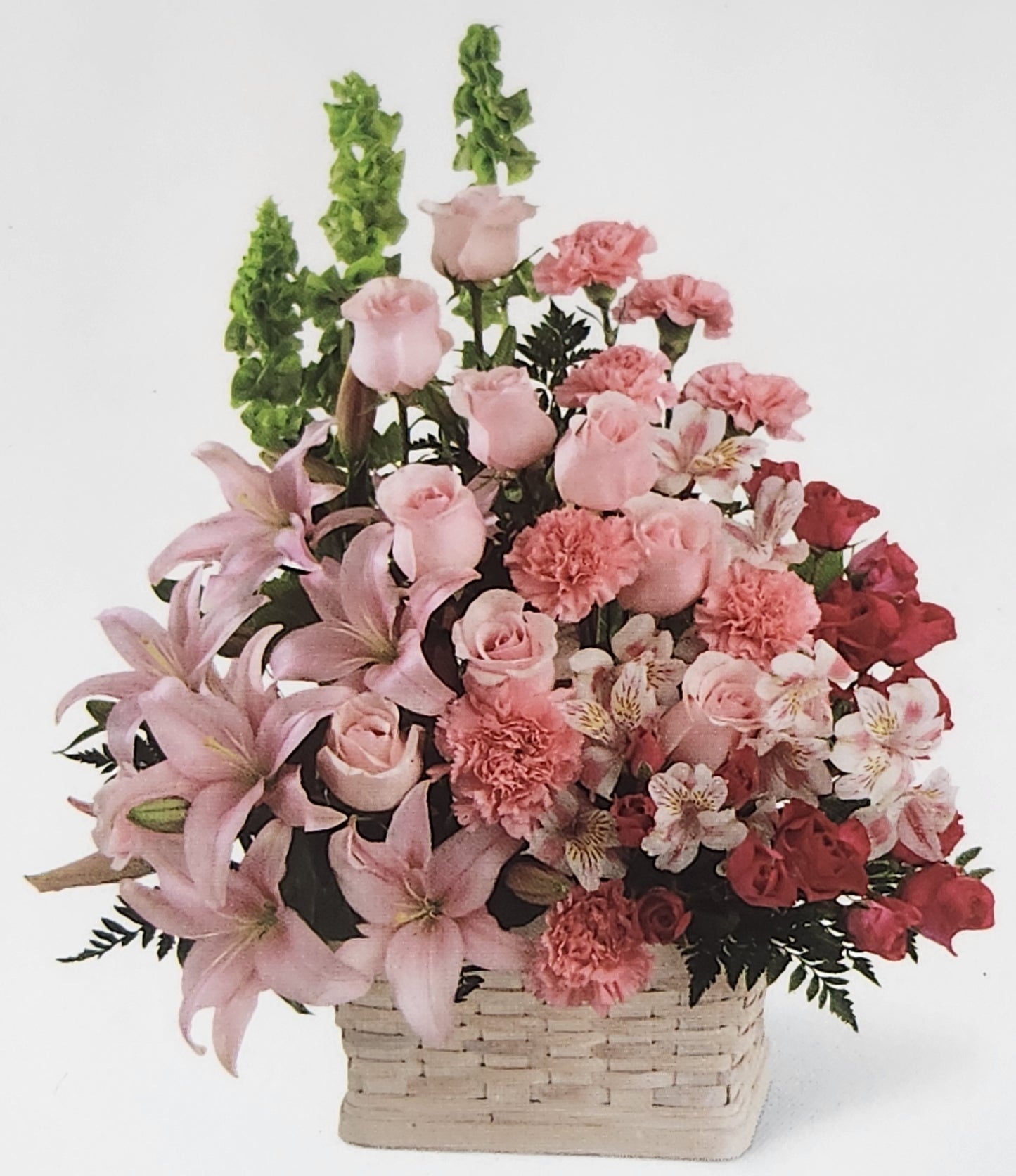 Sympathy Basket – Fresh Sympathy Flower Basket Arrangement