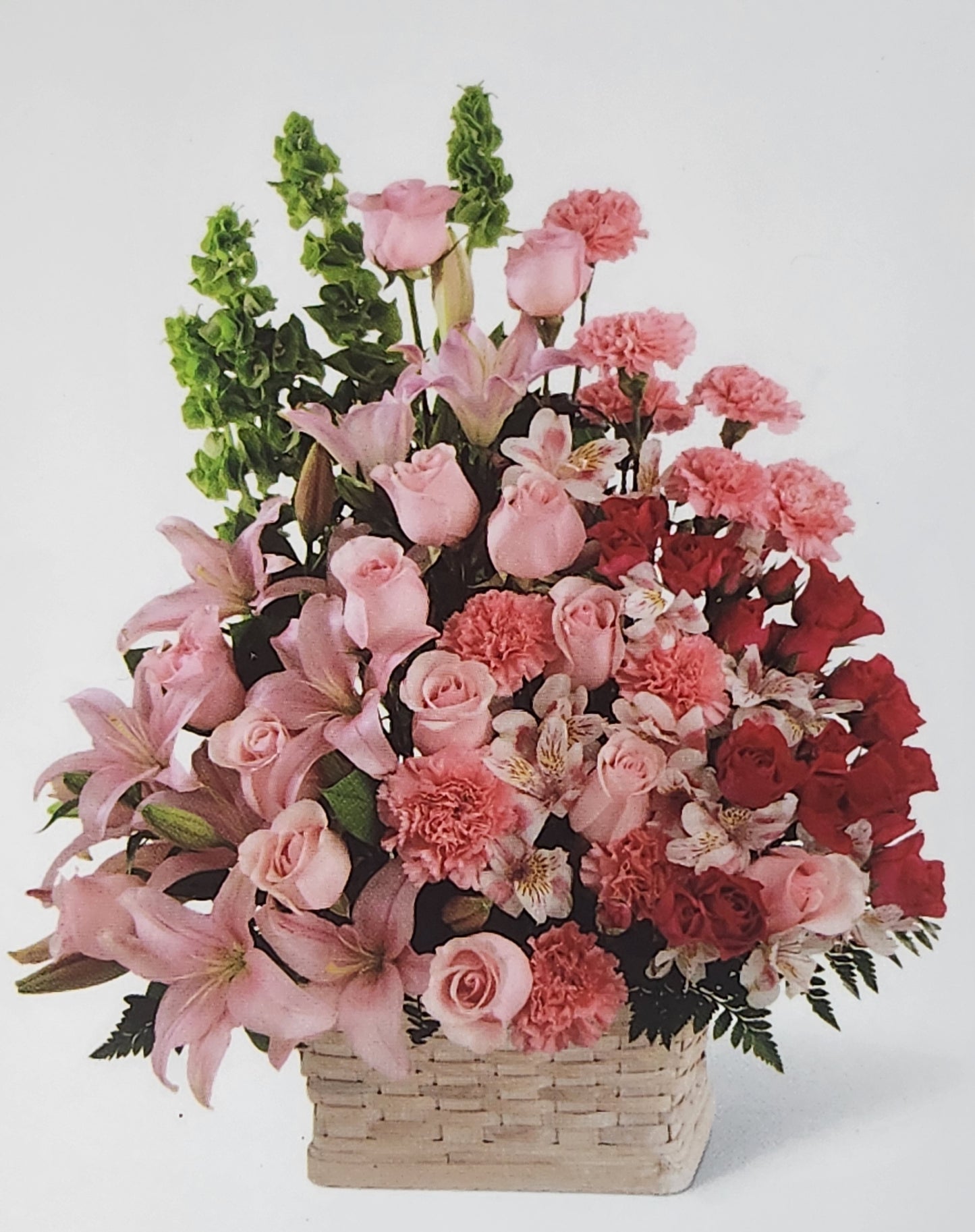 Sympathy Basket – Fresh Sympathy Flower Basket Arrangement