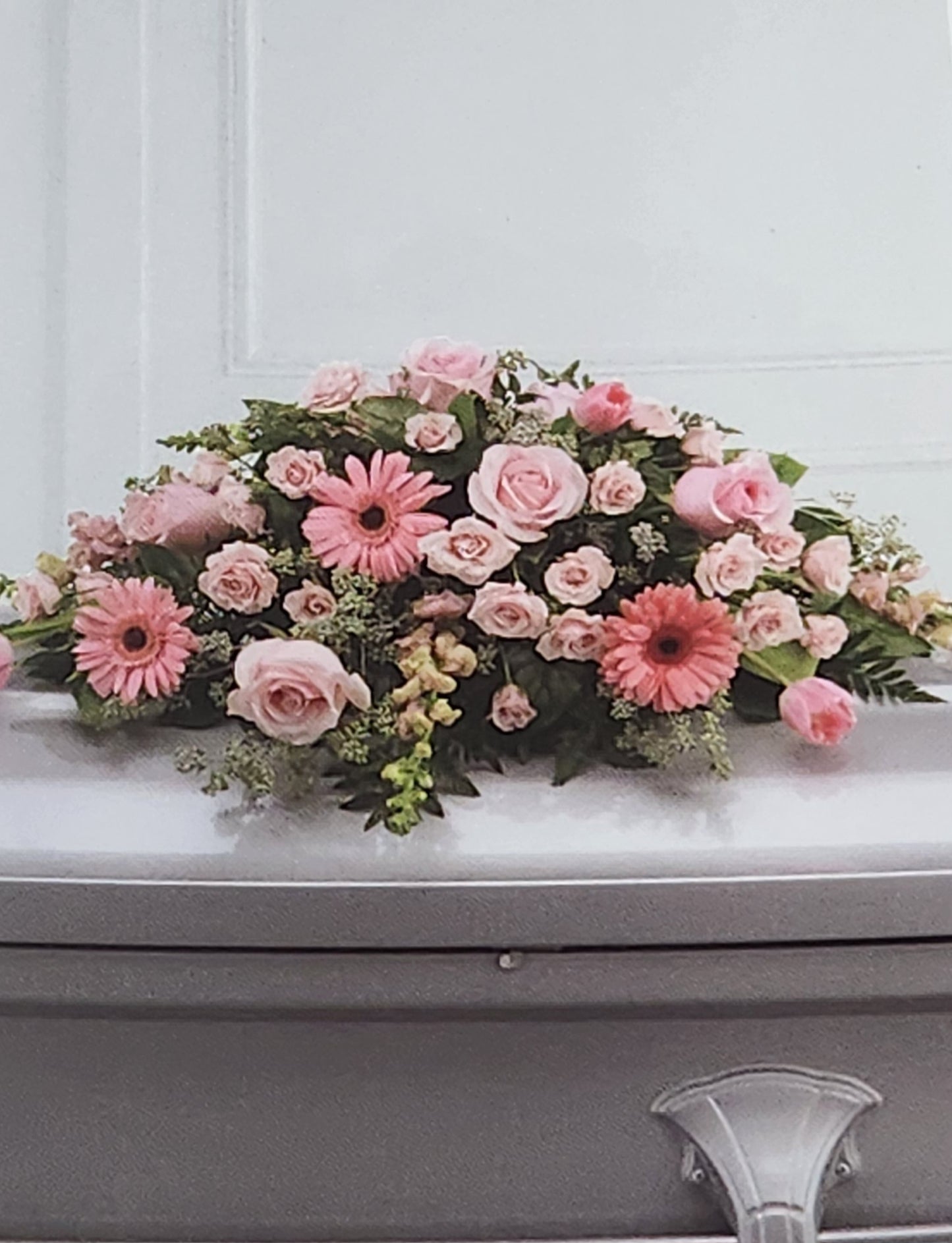 Sympathy Casket Cover – Elegant Funeral Casket Spray Arrangement