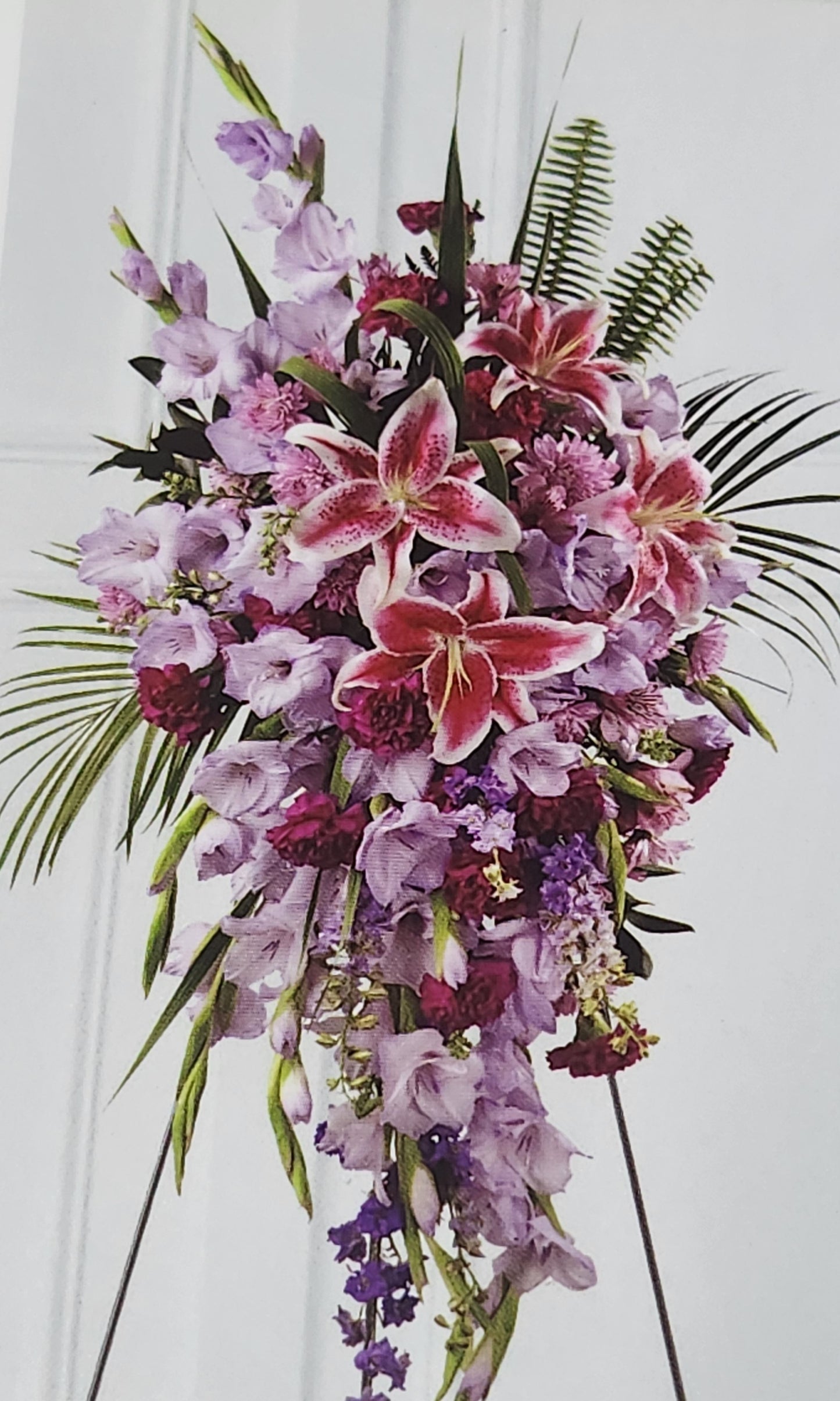 Sympathy Sprays – Funeral Standing Spray Flower Arrangements