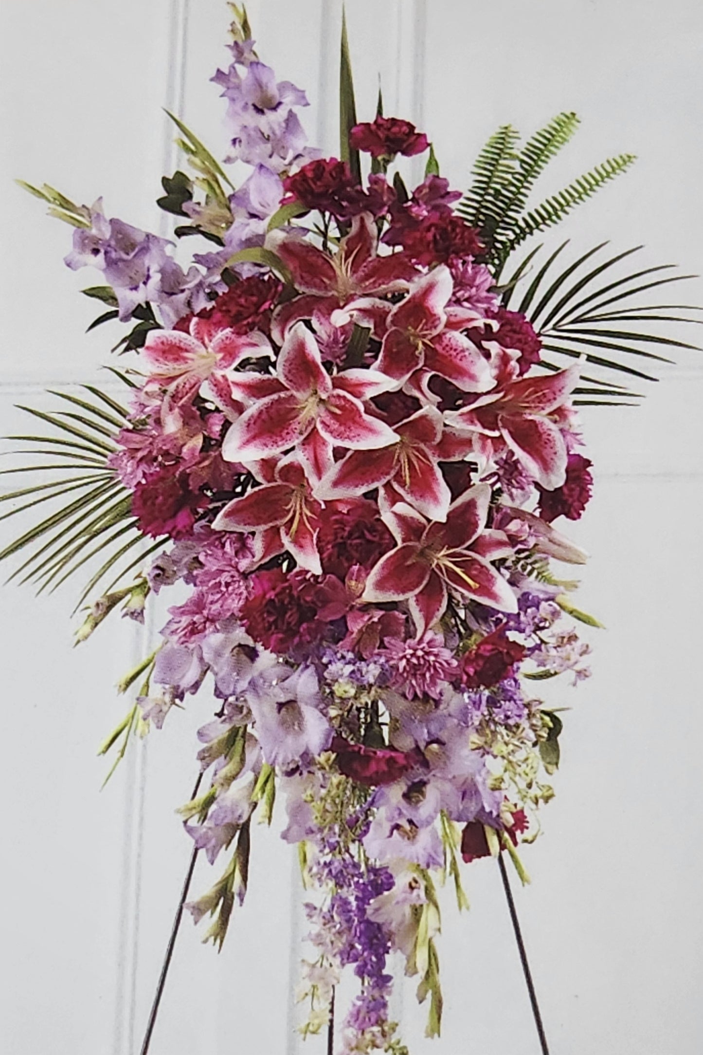 Sympathy Sprays – Funeral Standing Spray Flower Arrangements