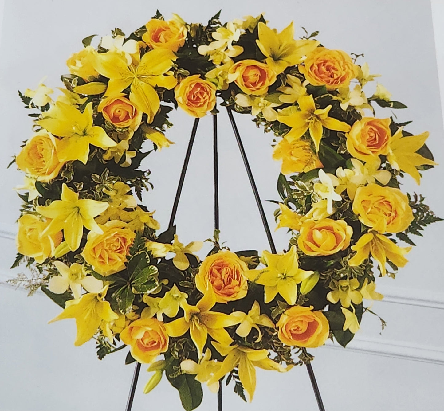 Sympathy Wreath – Elegant Funeral Wreath Flower Tribute