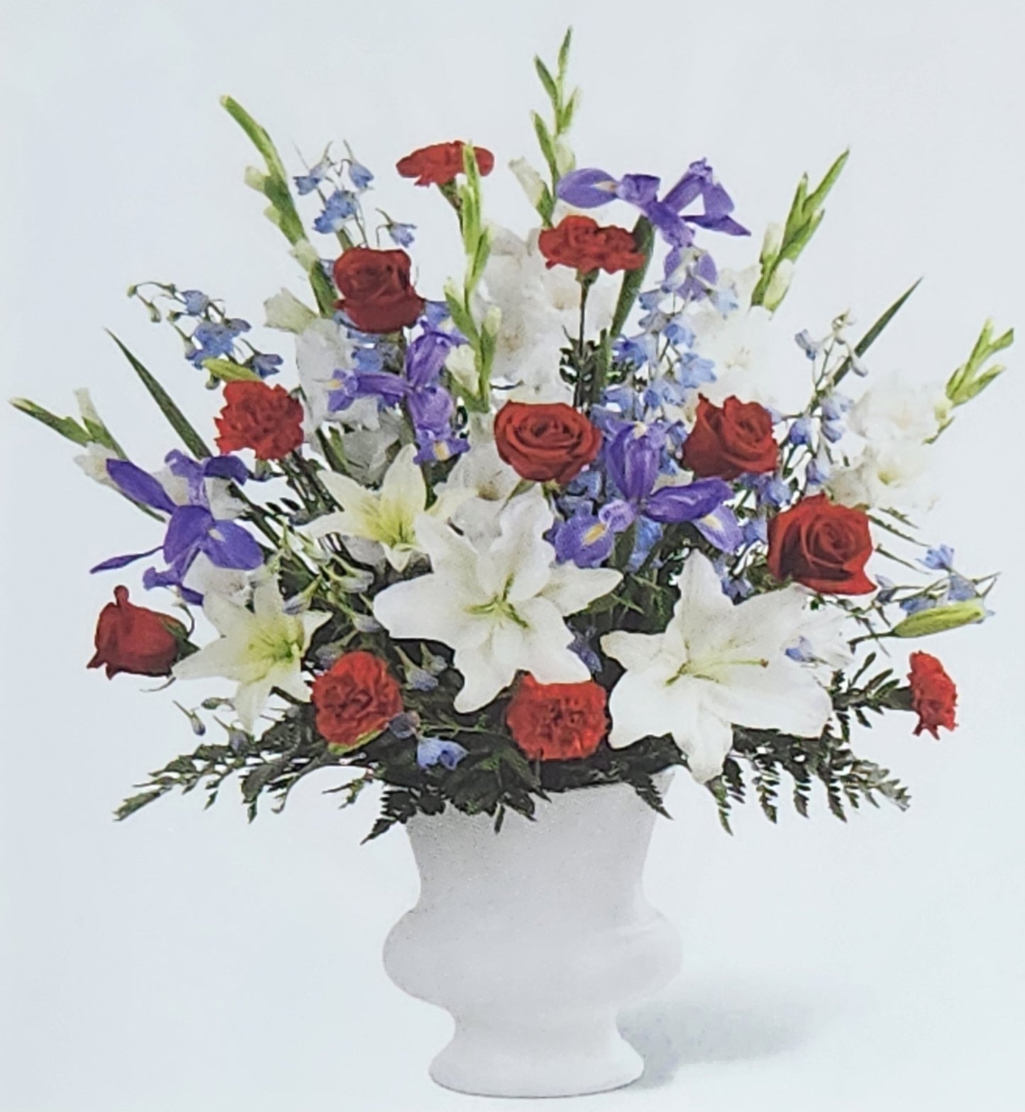Sympathy Basket – Fresh Sympathy Flower Basket Arrangement