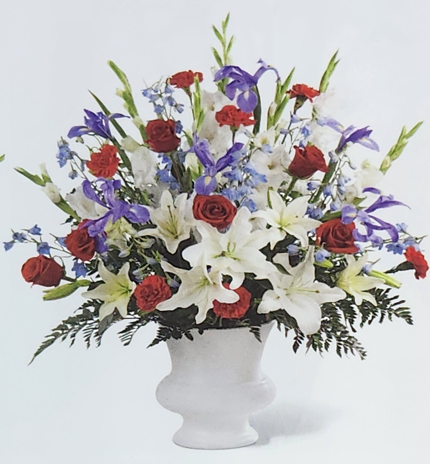 Sympathy Basket – Fresh Sympathy Flower Basket Arrangement