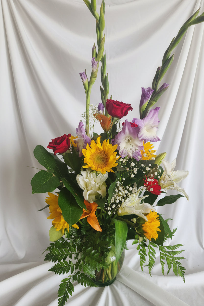 Mixed Flower Arrangement – Fresh Seasonal Floral Bouquet Delivery